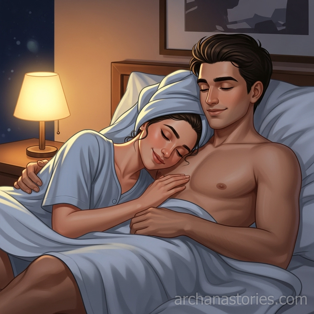 Peaceful cuddle