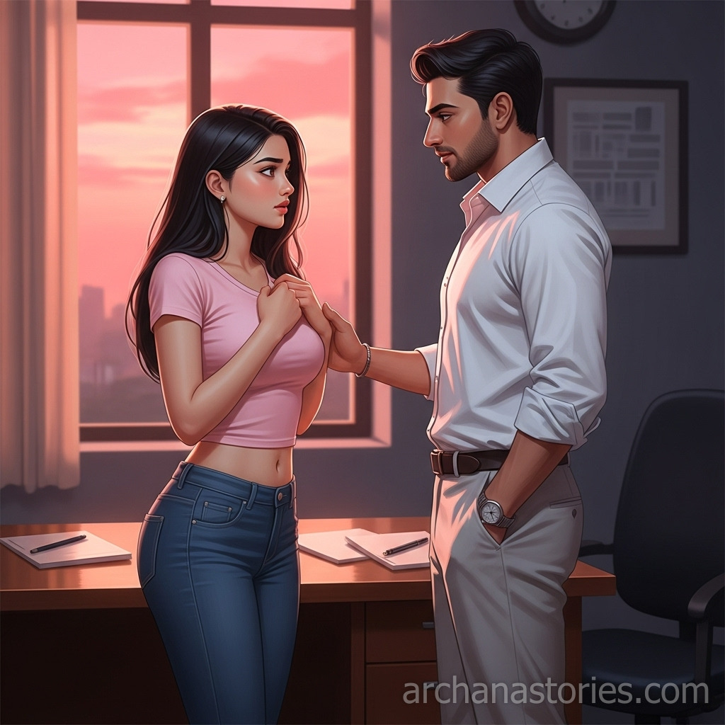 Archana meeting Suresh Sir in the staff room