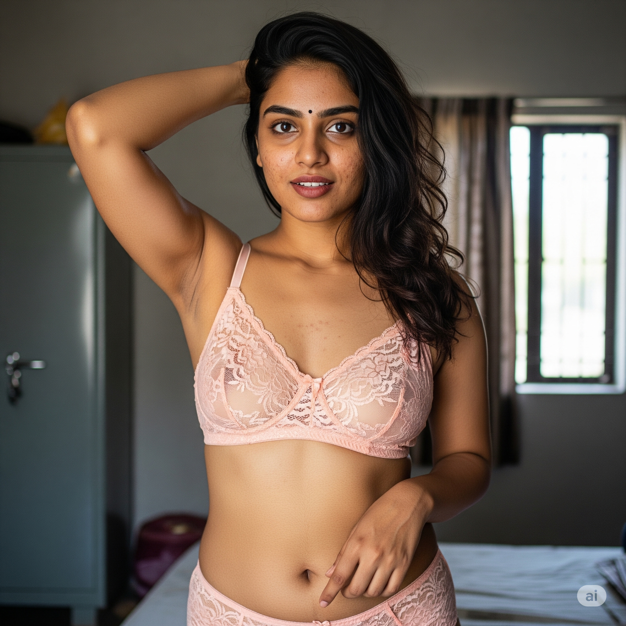 Archana lingerie promo for nude content store